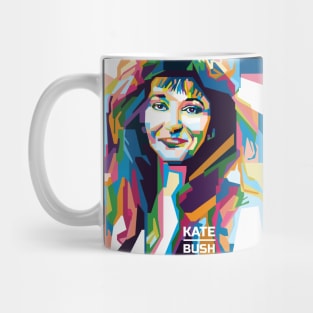 Abstract Geometric Kate Bush in WPAP Mug